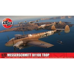 Airfix - Avión Messerschmitt Bf110E/E-2 Tropa, Escala 1:72, Ref: A03081A