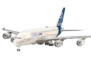 Revell - Avión Airbus A380, Nueva librea, Escala 1:144, Ref: 04218