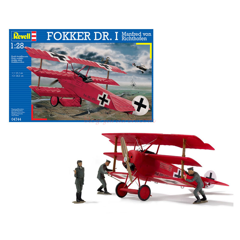 Revell – Avión Fokker Dr. I Richthofen, Escala 1:28, Ref: 04744