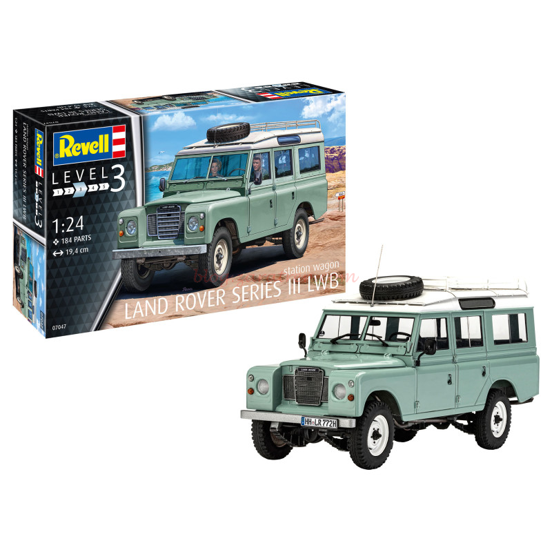Revell – Land Rover Serie III, Escala 1:24, Ref: 07047