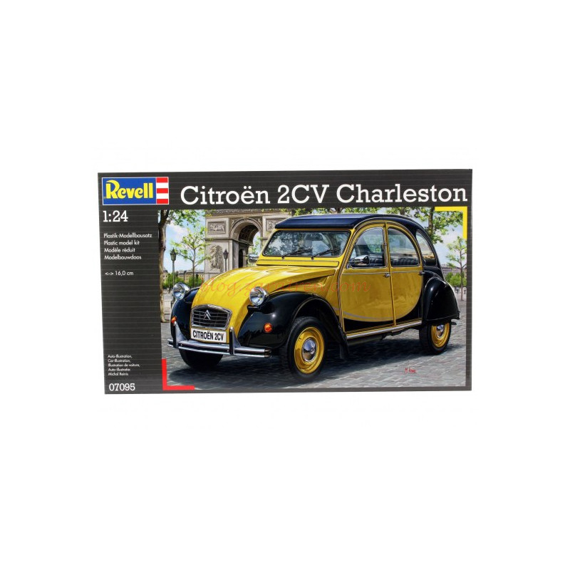 Revell – Coche Citroën 2CV Charleston, Escala 1:24, Ref: 07095