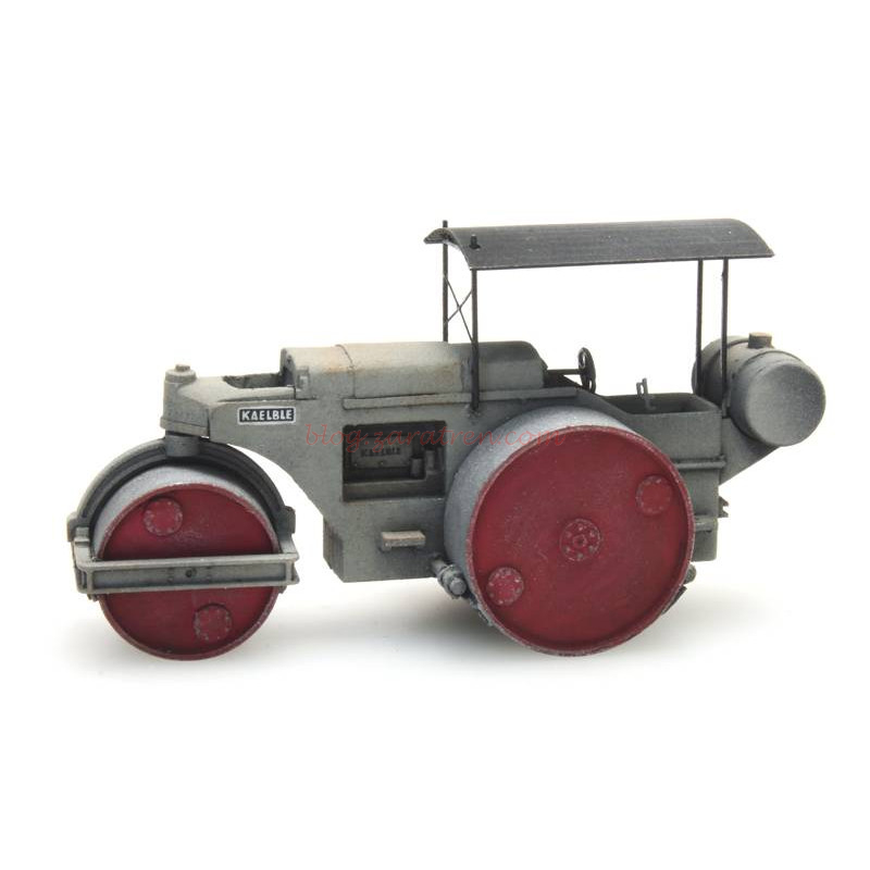 Artitec – Rodillo compactador Kaelble gris, montado y pintado, Escala N, Ref: 316.058