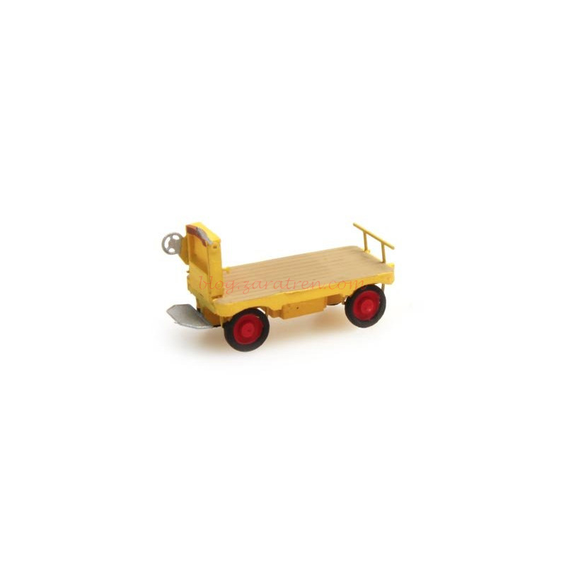 Artitec – Carro eléctrico portaequipajes amarillo, montado y pintado, Escala N, Ref: 316.13-YW
