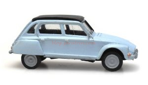 Artitec - Citroën Dyane, Color azul, montado y pintado, excelente calidad, Escala H0, Ref: 387.435