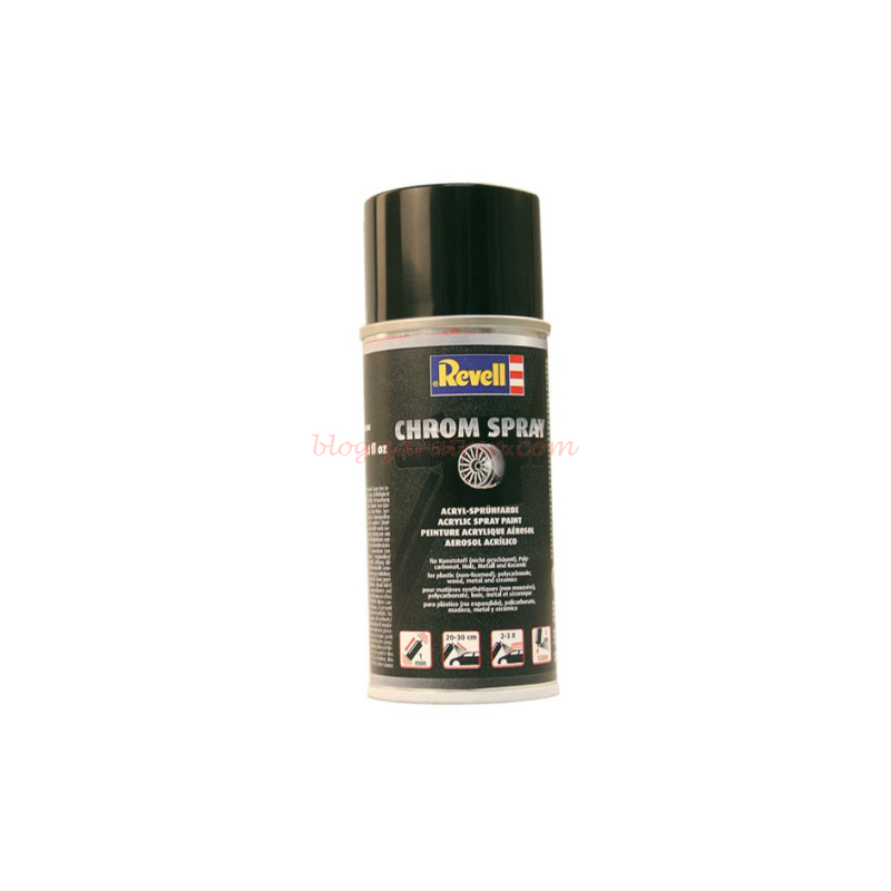 Revell – Cromado en Spray, Bote de 150 ml, Ref: 39628