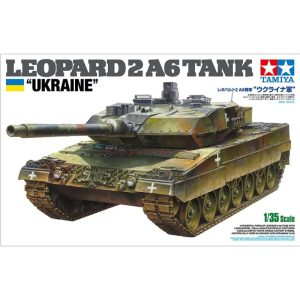 Tamiya - Tanque Leopard 2 A6 "UCRANIA", Escala 1:35, Ref: 2520