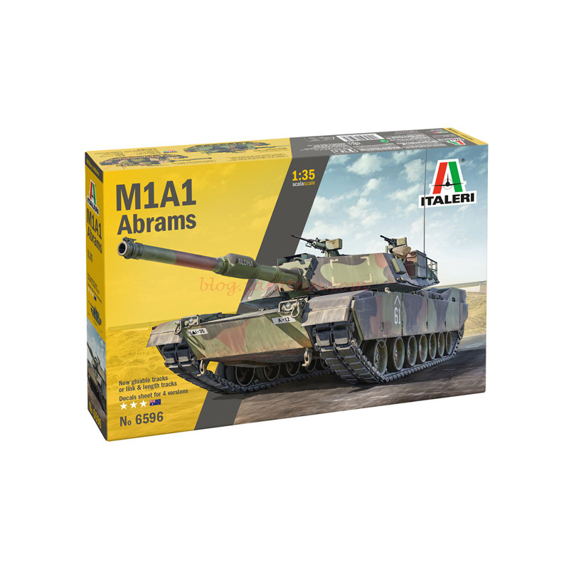 Italeri – Tanque M1A1 Abrams, Escala 1:35, Ref: 6596