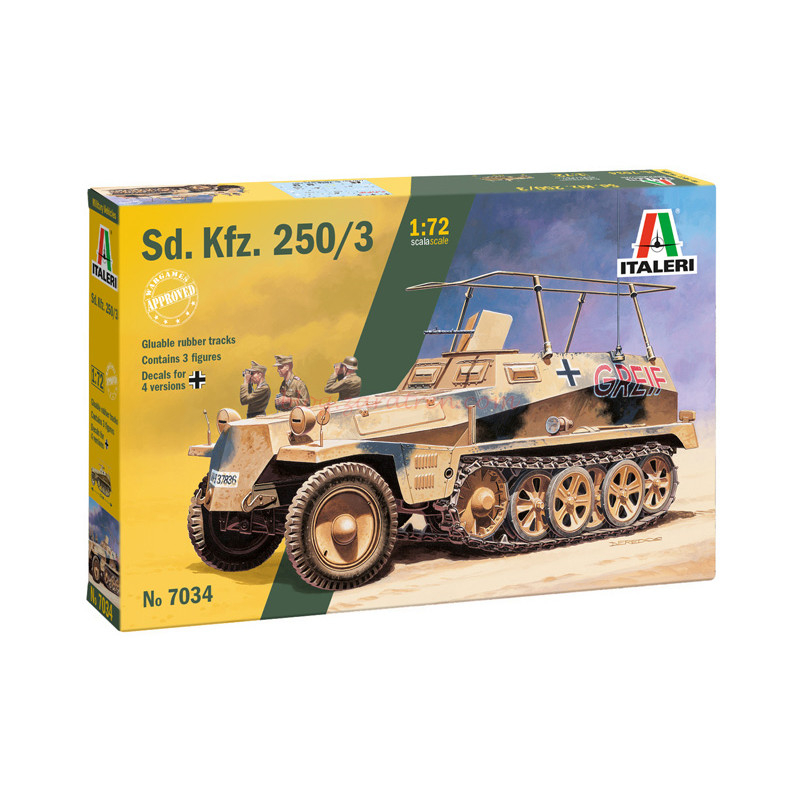 Italeri – Blindado Sd.Kfz. 250/3, Escala 1:72, Ref: 7034