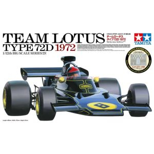 Tamiya - Coche Team Lotus Type 72D, Escala 1:12, Ref: 12046