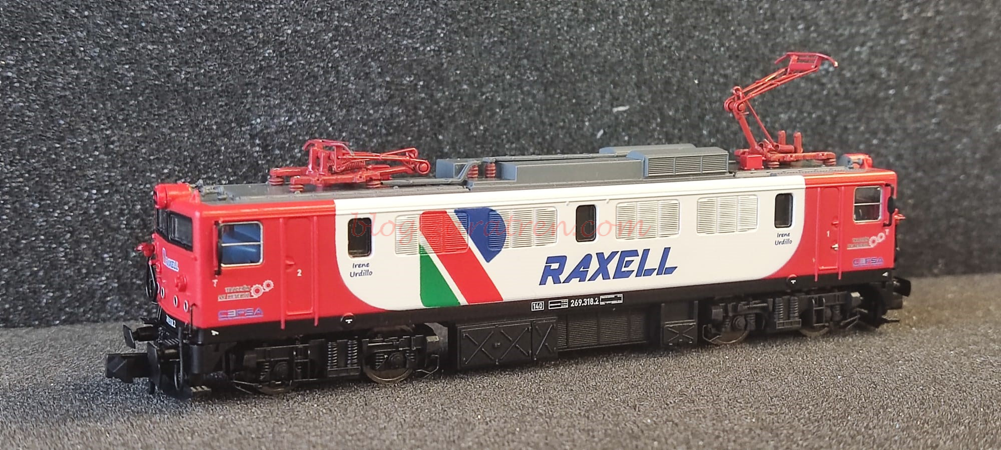 Arnold – Locomotora Elect. 269-318-2, Compañía privada RAXELL, , Epoca VI, Escala N, Analógica. Ref: HNS2607