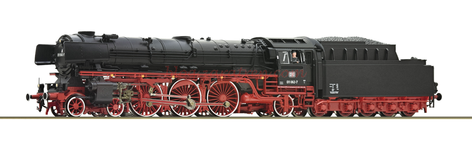 Roco – Locomotora de Vapor BR 011 062-7, DB, Época IV, Escala H0. Ref: 70051