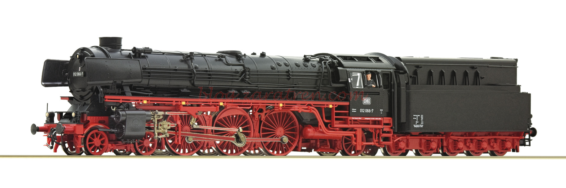 Roco – Locomotora de Vapor Clase 012, DB, Epoca IV, D. Sonido, Escala H0. Ref: 70341