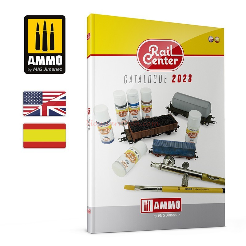 Ammo Mig – AMMO RAIL CENTER Catálogo 2023 (English, Castellano). Ref: AMMO.R-8305