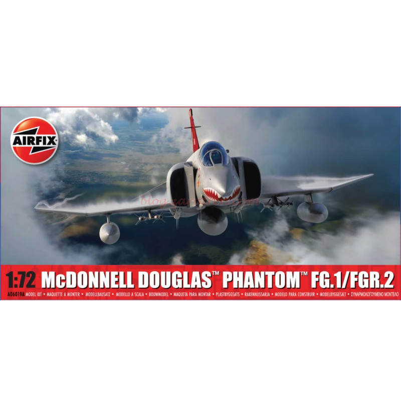 Airfix – Avión McDonnell Douglas Phantom FG.1/FGR.2, Escala 1:72, Ref: A06019A