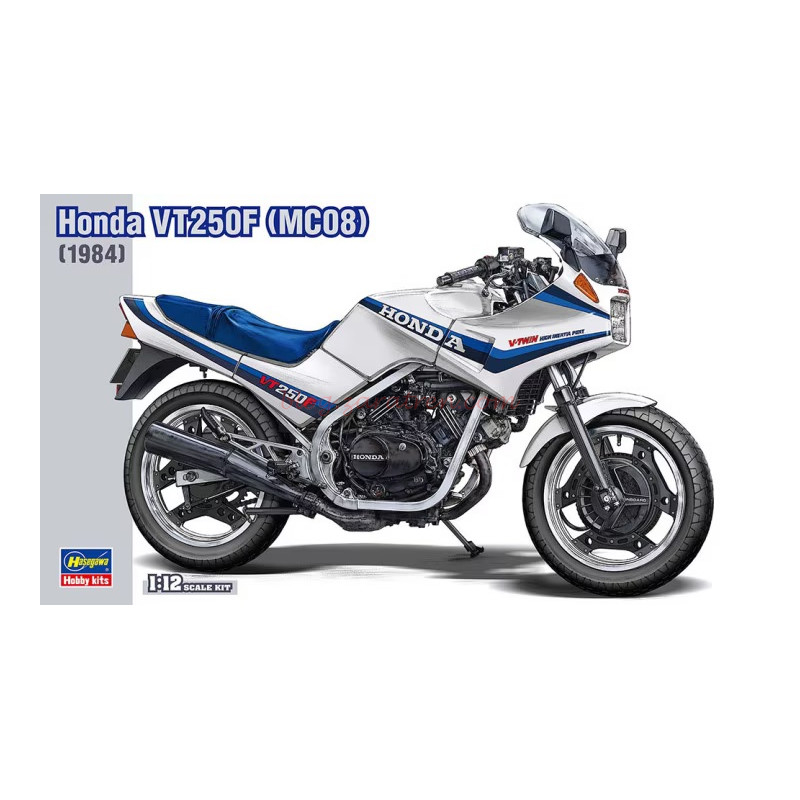 Hasegawa – Moto Honda VT250F (MC08), Escala 1:12, Ref: 21514