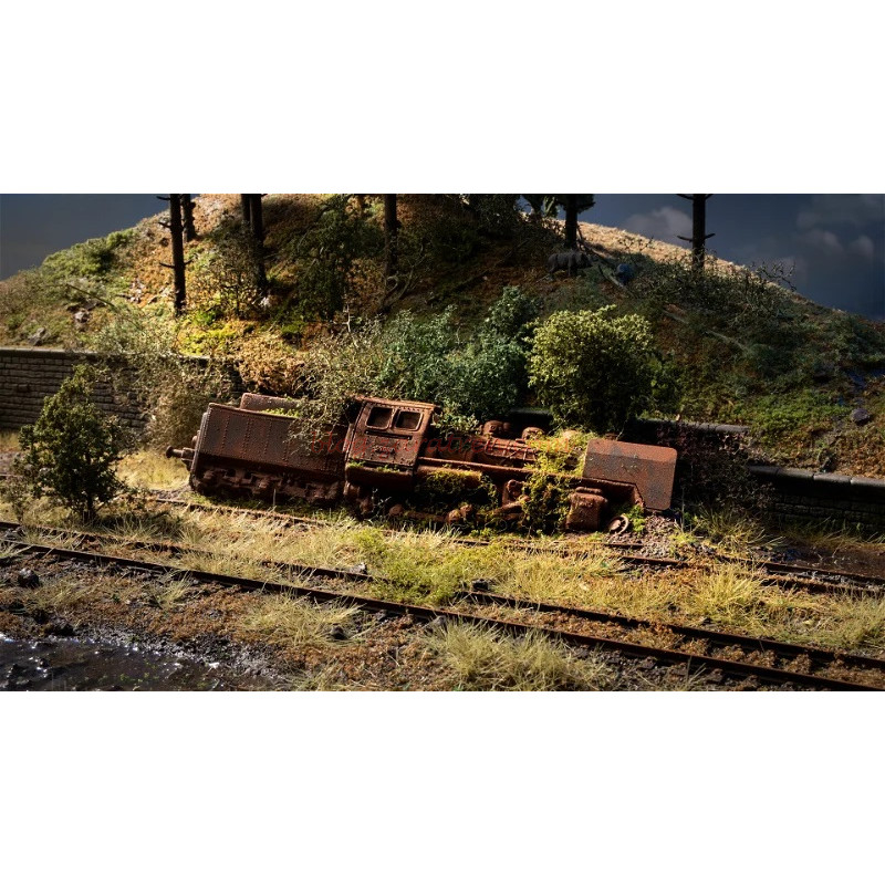 Noch – Una Locomotora en una cuneta abandonada, Escala H0, Ref: 60763