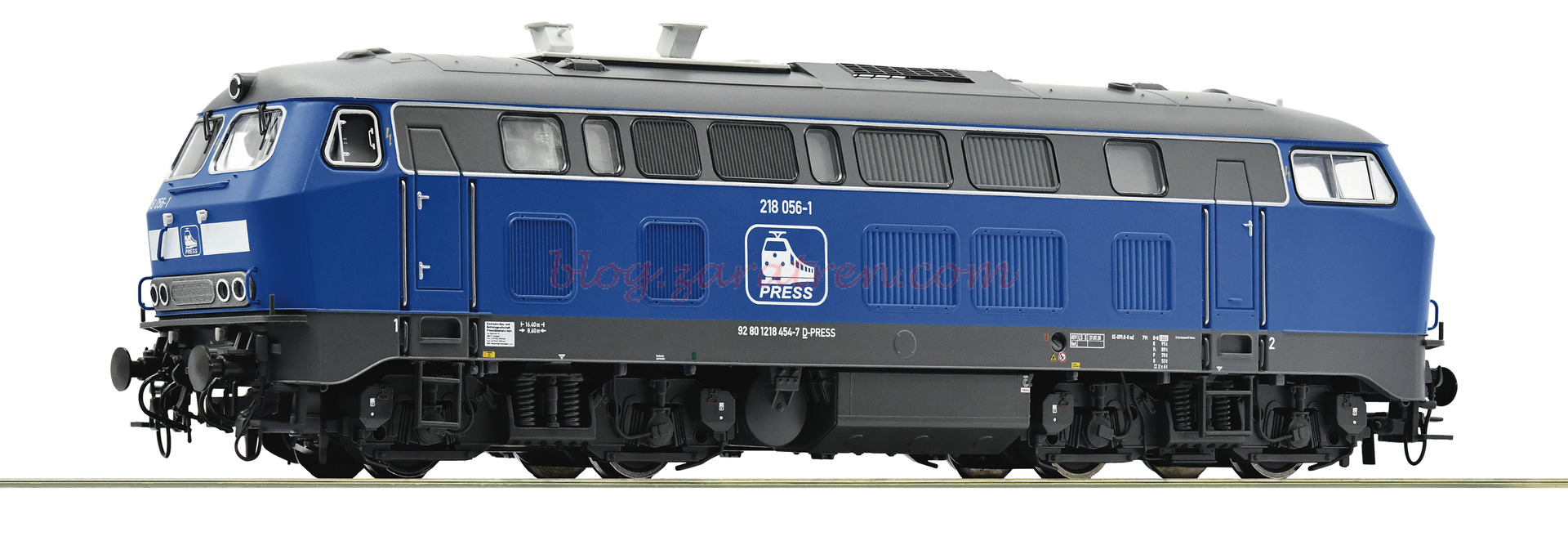 Roco – Locomotora Diesel 218 056-1, PRESS, D. Sonido, Epoca VI, Escala H0, Ref: 7310025