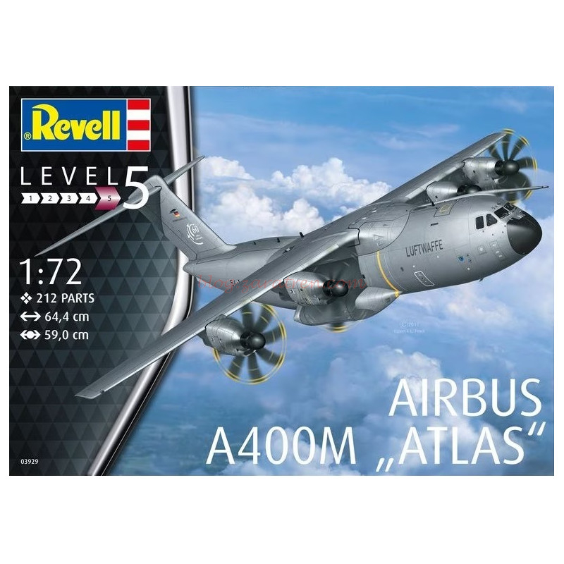 Revell – Airbus A400M «Atlas», Escala 1:72, Ref: 03929