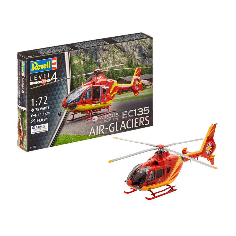 Revell – Helicóptero EC135, Escala 1:72, Ref: 04986