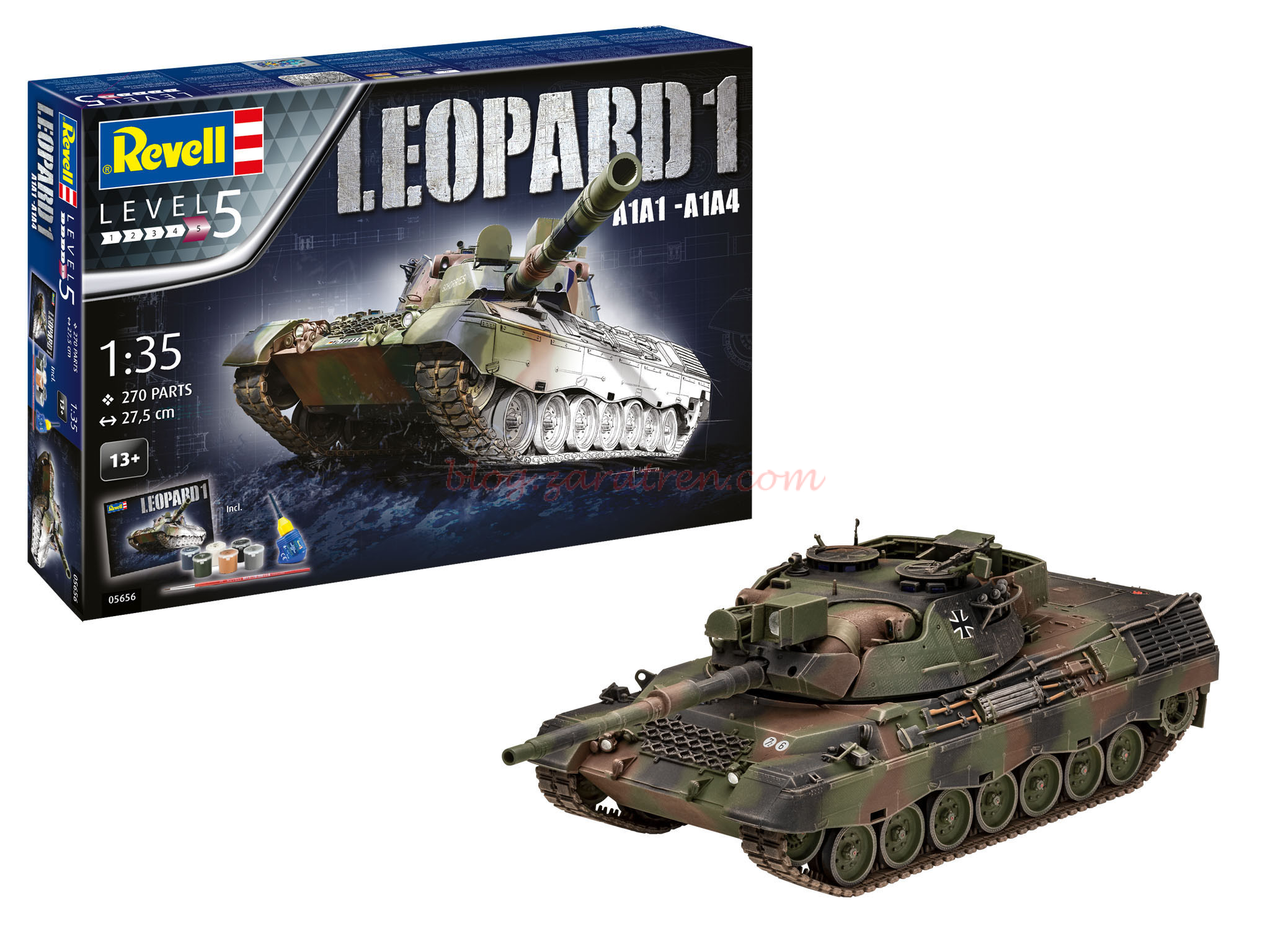 Revell – Tanque Leopard 1A1/1A4, Escala 1:35, Ref: 05656