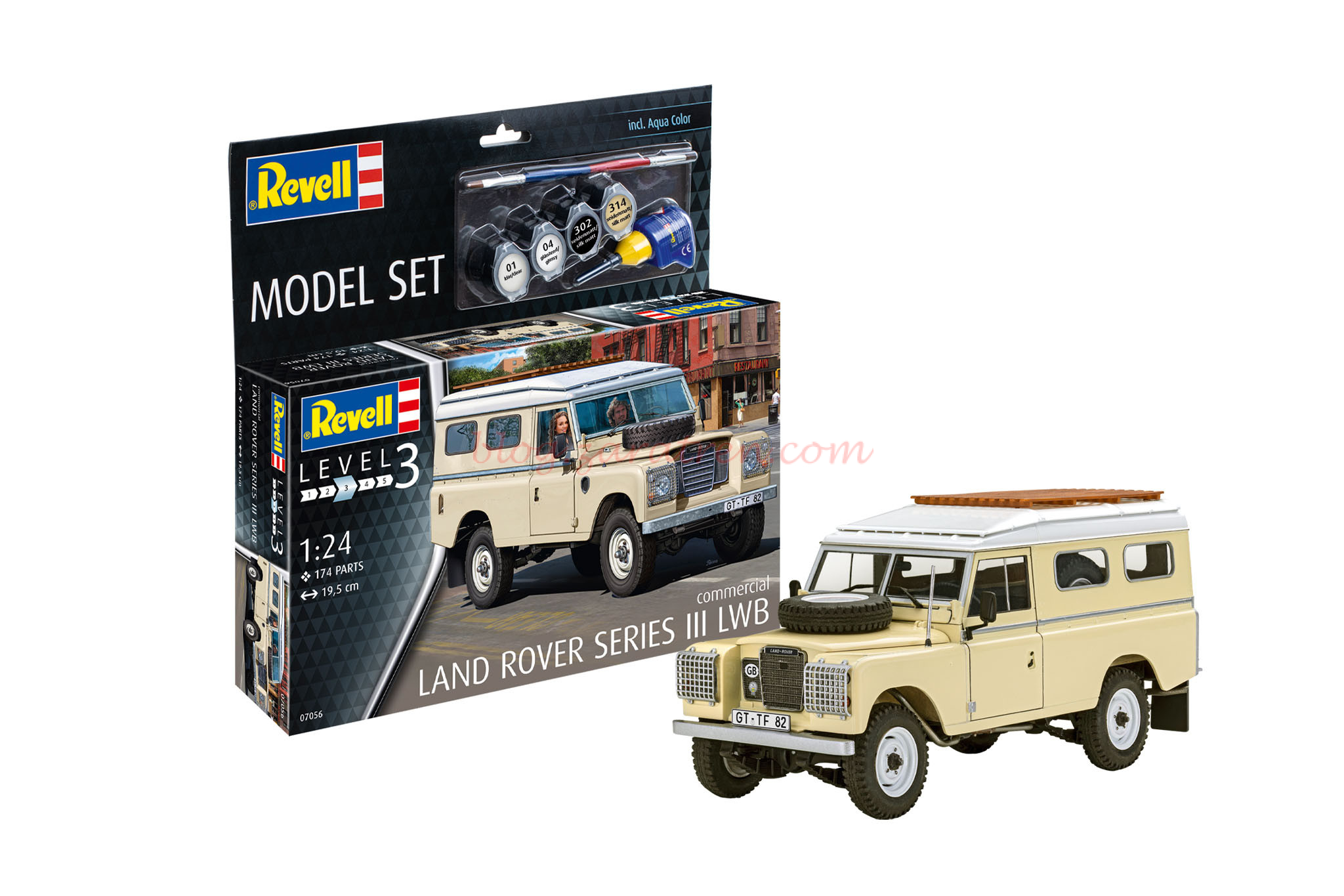 Revell – Land Rover Series III LWB, Escala 1:24, Ref: 67056
