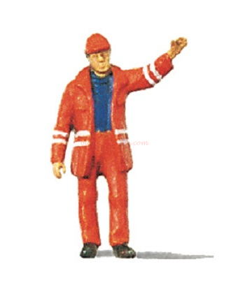 Preiser – Obrero de los Ferrocarriles, 1 figura, Escala H0, Ref: 28009