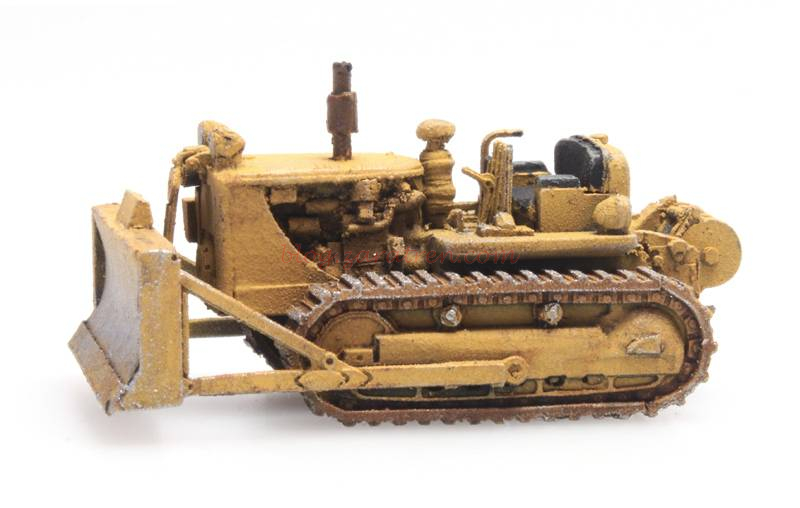 Artitec – Bulldozer D7, amarillo, montado y pintado, Escala N, Ref: 316.064
