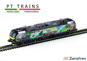 PT Trains - Locomotora eléctrica Siemens 4702 KRUELLA "Joana" , Compañía Medway, Analógica, Escala H0. Ref: 547020