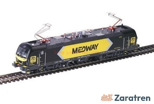 PT Trains – Locomotora eléctrica Siemens ES46B1-A LE4725 «Susana» , Compañía Medway, Analógica, Escala H0. Ref: 547250