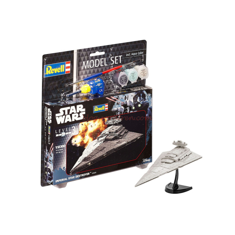 Revell – Imperial Star Destroyer, Star Wars, Escala 1:12300, Ref: 63609