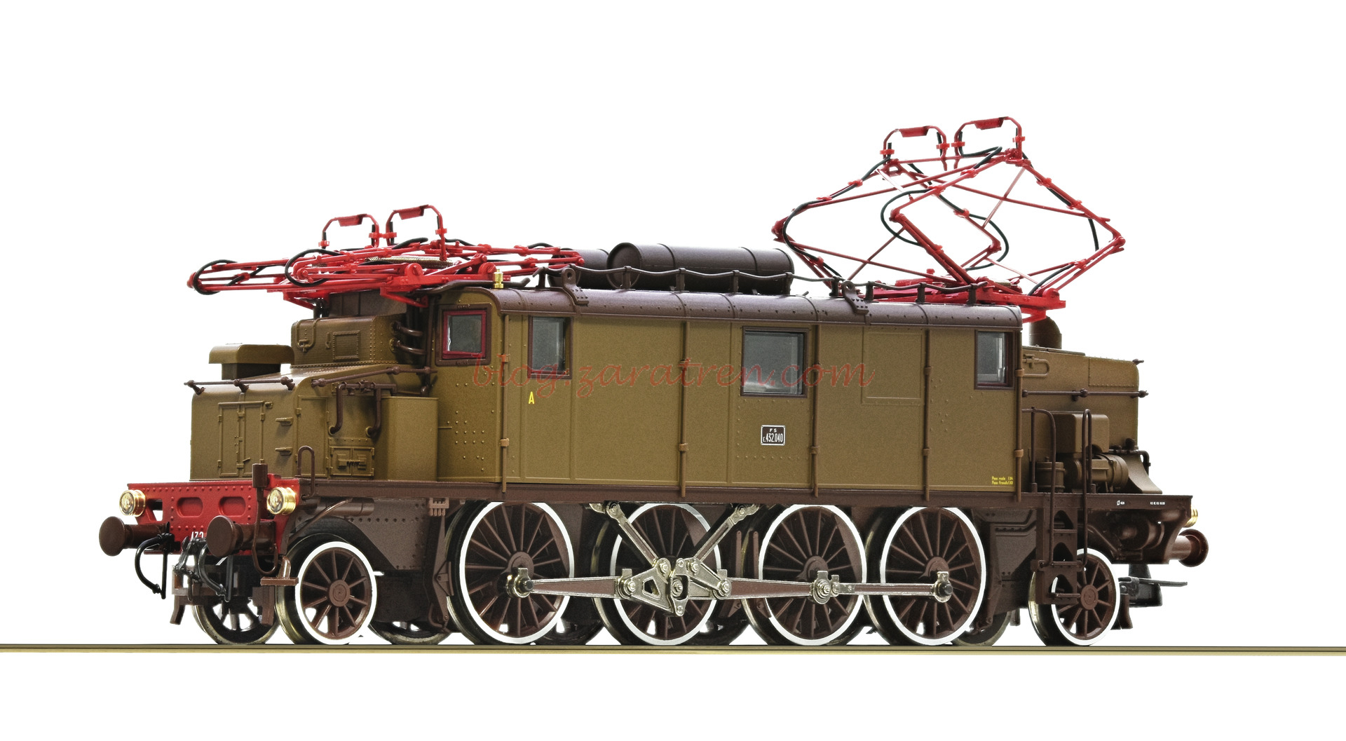 Roco – Locomotora eléctrica clase E.432, FS, Analógica, Escala H0. Ref: 70466