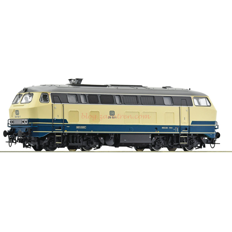 Roco – Locomotora Diesel 218 150-1, DB, D.Sonido, Epoca IV, Escala H0, Ref: 7310010