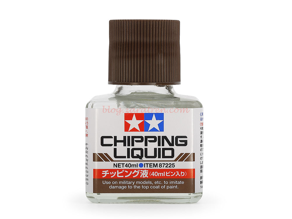 Tamiya – Chipping liquid, Bote de 40 ml, Ref: 87225