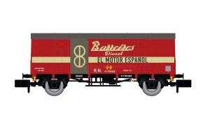 Arnold - Vagón cerrado de 2 ejes, RENFE, J300.000, «Barreiros», Epoca III, Ref: HN6661.