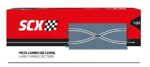 Scalextric - Pista Cambio de Carril universal, Escala 1/32, Ref: U10475X200