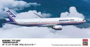 Hasegawa - Avión Boeing 777-200 "Demonstrator", Escala 1:200, Ref: 10857