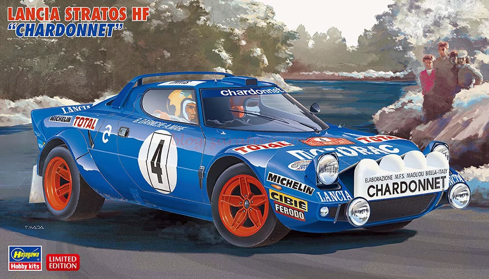 Hasegawa – Coche Lancia Stratos HF «Chardonnet», Escala 1:24, Ref: 20653