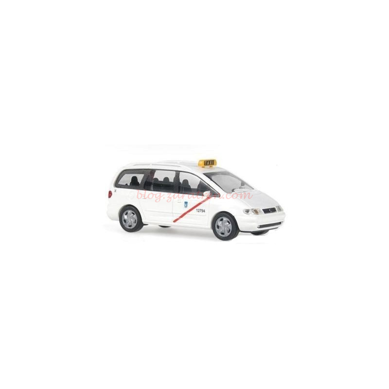 Rietze – Seat Alhambra Taxi de Madrid , Escala H0, Ref: 31340