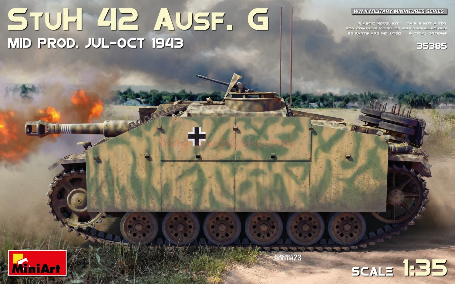 Miniart Models – Tanque StuH 42 Ausf. G, Escala 1:35, Ref: 35385
