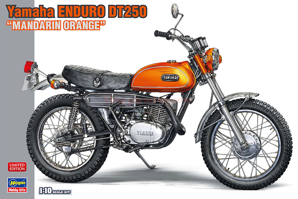 Hasegawa – Moto Yamaha Enduro DT250, Escala 1:10, Ref: 52329