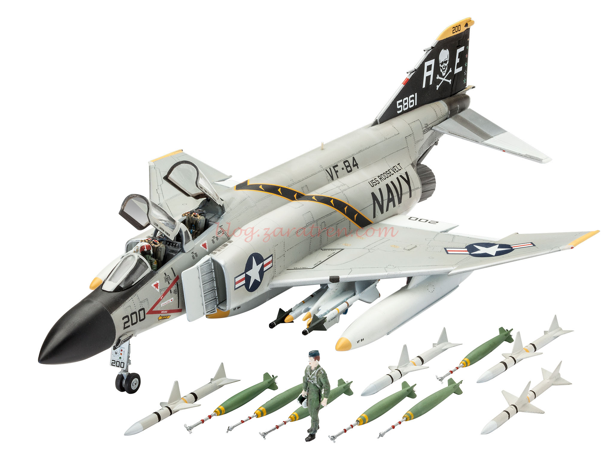 Revell – Avión F-4J Phantom II, Escala 1:72, Ref: 63941
