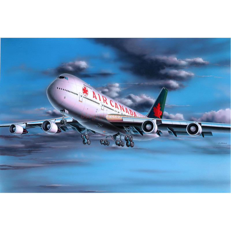 Revell – Avión Boeing 747-200, Escala 1:390, Ref: 64210