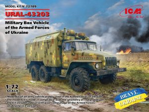 ICM - Vehículo URAL-43203 Militar de las Fuerzas Armadas de Ucrania , Escala 1:72, Ref: 72709