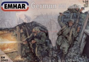 Emhar - Figuras de Infantería Alemana WWI, Escala 1:35, Ref: EM3503