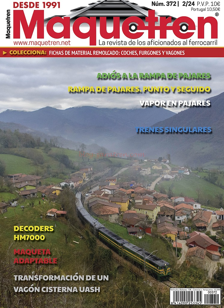 Revista mensual Maquetren, Nº 372, 2024