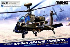 Meng - Helicóptero AH-64D Apache Longbow, Escala 1:35, Ref: Qs-004