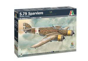 Italeri - Avión S.79 Sparviero, Escala 1:72, Ref: 1412