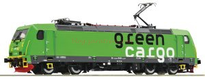 Roco - Locomotora eléctrica Br 5404, Green Cargo, SJ, Analógica, Escala H0, Ref: 73178