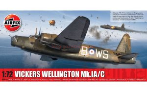 Avión Vickers Wellington Mk.IA/C, Escala 1:72. Marca Airfix, Ref: A08019A.