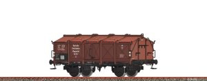 Brawa - Vagón con tapas abatibles K Elberfeld, DRG, Epoca II, Escala H0, Ref: 50539